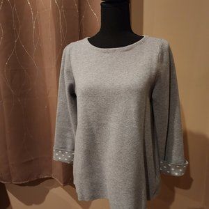 CYNTHIA ROWLEY GRAY  BLOUSE